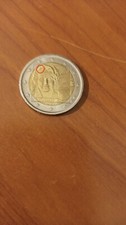 Moneta Due Euro Rari Maria Montessori Difetto Conio eccesso metallo 2020