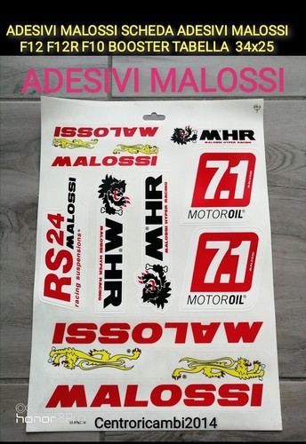 Adesivi malossi scheda - adesivi,