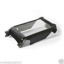 CORNICE RADIATORE OLIO CARBONIO DUCATI MONSTER 696 796 1100 RADIATOR PROTECTION