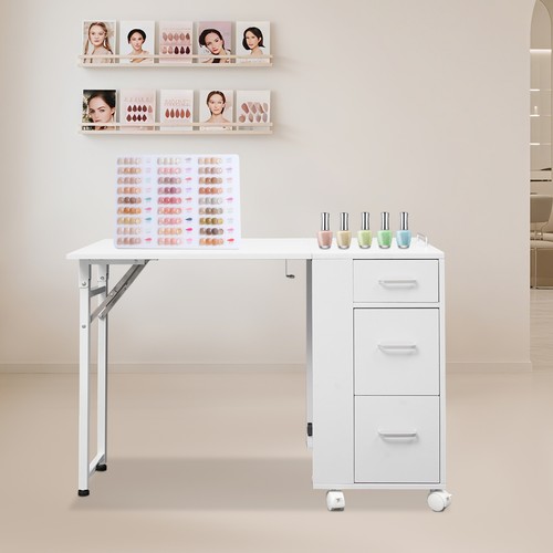 Rolling nail desk - rolling,