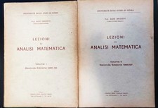 Lezioni di analisi matematica:   1: 1965-1966, 2: 1966-67