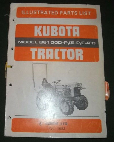 Kubota b6100d d6100e - kubota, b6100d-p