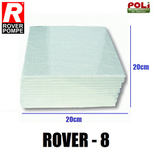 FILTRO PER VINO DI RICAMBIO ROVER 8 CARTONE FILTRANTE PER ALIMENTI 20X20cm 25PZ