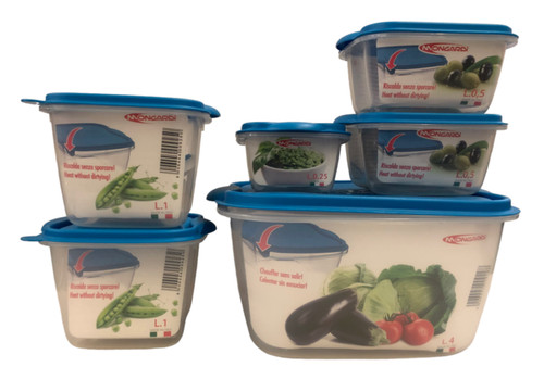 Set contenitori frigo box - 6,