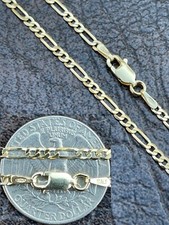 Cadena FIGARO Plata De Ley 925