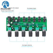 Mixer stereo 6 canali
