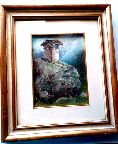 Quadro olio cornice - a,