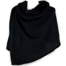 Sciarpa nera donna grande