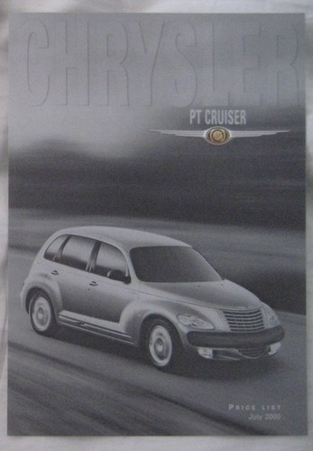 Listino prezzi chrysler - listino, pt