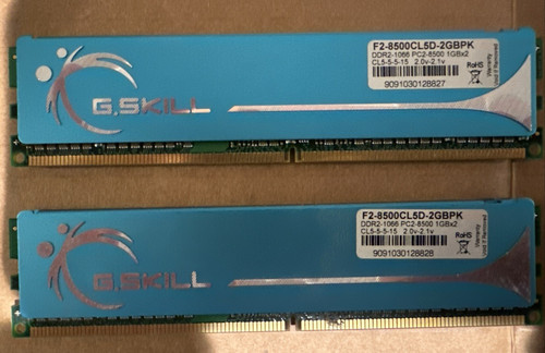 Skill 2gb kit 2x1gb ddr2 - 2x1gb,
