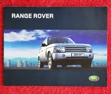 Brochure vendita RANGE ROVER UK 2004 SE HSE VOGUE 4.4 V8 3.0 Td6 62 pagine
