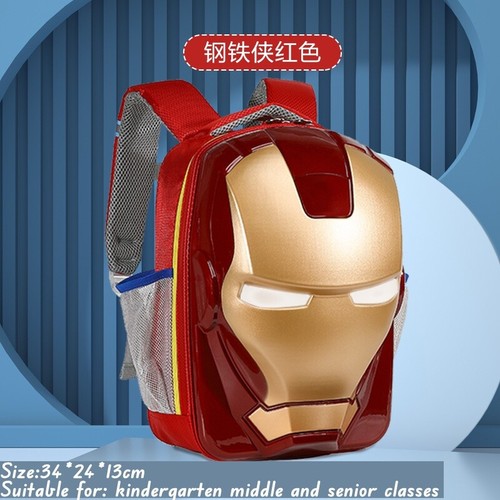 Zaino scuola led - scuola, iron-man