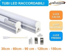 Tubo LED SMD T5 Plafoniera Raccordabile 30-60-90-120-150cm 6W-30W 3000K-6500K