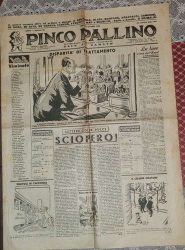 Rara rivista pinco - rivista, pallino