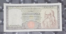 50000 Lire Leonardo Decreto 4