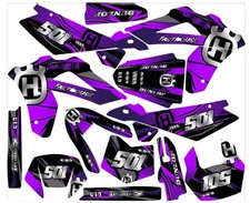 HUSQVARNA SM 125 Kit grafiche CRYSTAL/PVC PERSONALIZZATE con nome e numero 