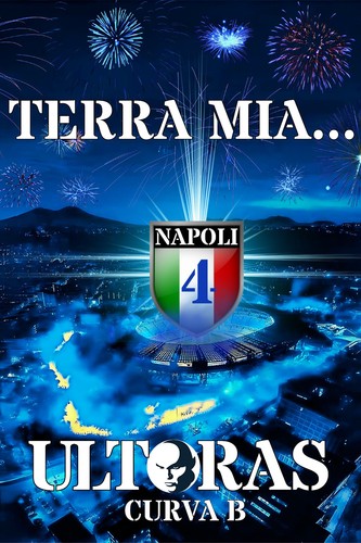 Striscione verticale napoli - striscione,