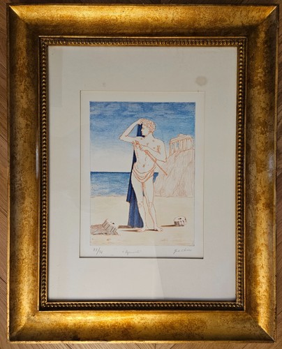 Litografia giorgio chirico - giorgio,