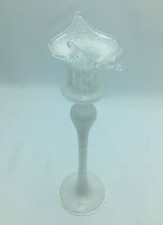 Porta candela Bianco Decorato