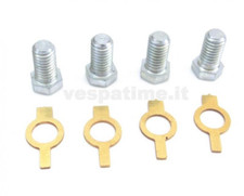 Kit bulloni e piastrine fissaggio ventola-volano vespa