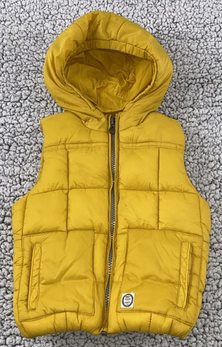 Gilet imbottito giallo - , zara