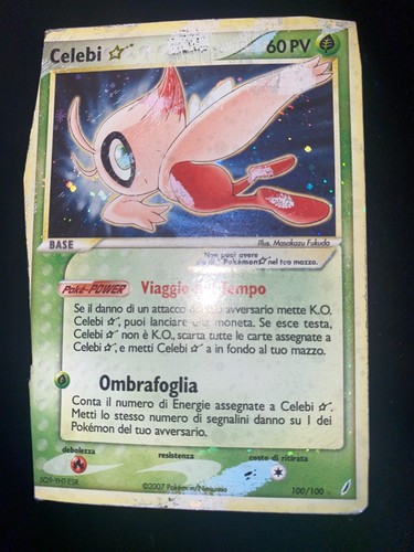 Celebi gold star - star, holo