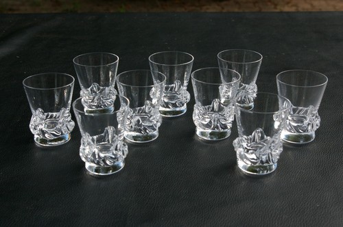 Daum verres à liqueur en - -,