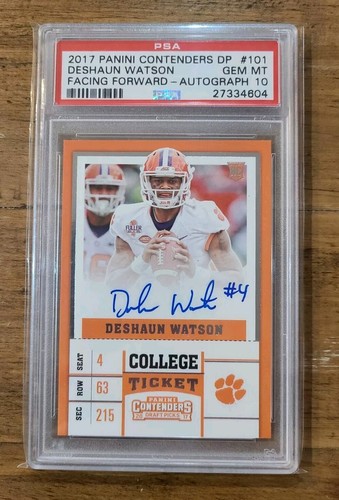Biglietto deshaun watson 2017 - watson,