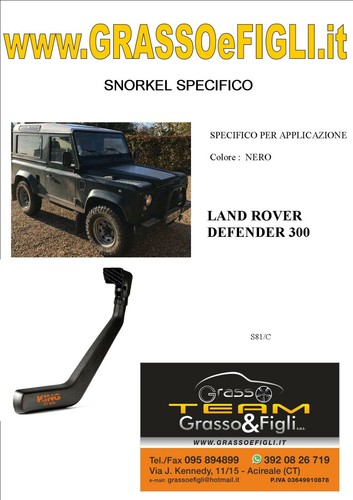 Kit snorkel aspirazione - kit,