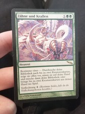 MTG Zahne und Krallen 134/306 Mirrodin Rare German Tooth and Nail Exc