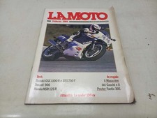 LA MOTO FEBBRAIO 1989 SUZUKI GSX 1100R GSX 750F DUCATI 906 HONDA NSR 125R