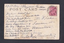 AUSTRALIA NSW 1909 PHILADELPHIA BARTRAM MANSION CARTOLINA ENMORE TO HAMILTON