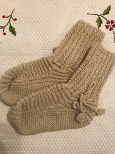 vendo calzini di lana lavorati