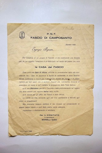 Lettera costituzione casa del - costituzione,