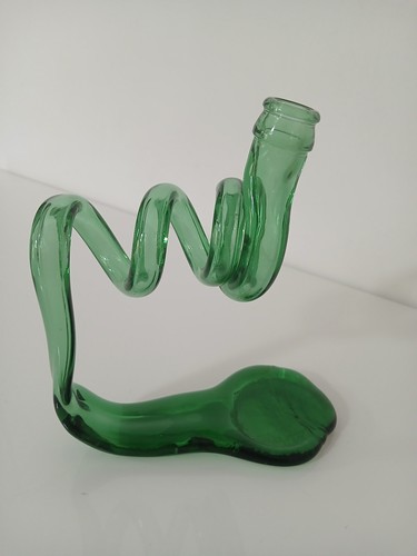 Bottiglia vaso scultura - bottiglia,