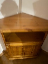 Mobile Angoliera in stile, con antina, cassetto e ripiano in legno