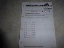 Informazioni di servizio da