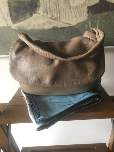 Borsa pelle vintage - borsa,