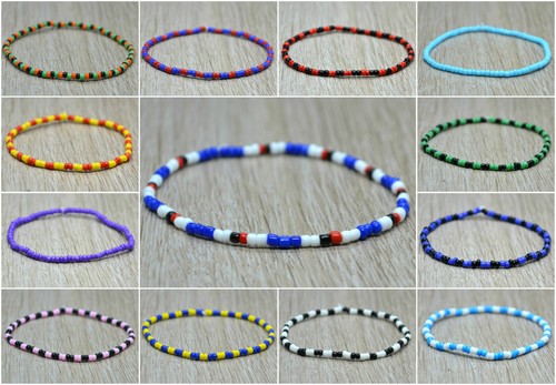 Bracciale elastico perline - bracciale,