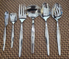 Cutco CUE2 Set 3 Pezzi Hostess e 3 Pezzi Accessori Inox Lucido - Servizio Pezzi