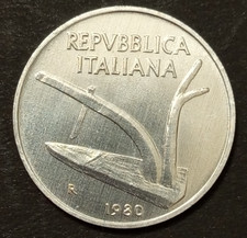 10 LIRE SPIGHE 1970 1971 1972