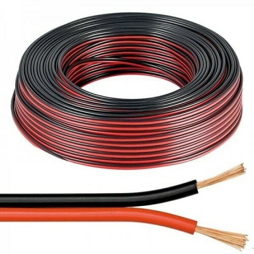 Cavo piattina rosso nera - , 1