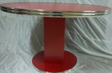 TAVOLO PRANZO GIOVE R TONDO 80 LEGNO ROSSO BAR RISTORANTE HOTEL DISCOTECA CASA