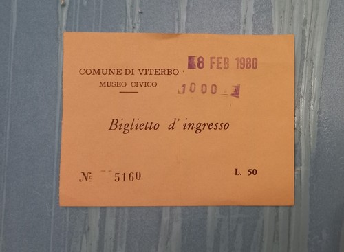 Biglietto ingresso museo - biglietto, di