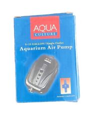 Pompa Aria Acquario Aqua Culture 5-15 Galloni Uscita Singola, con Valvola di Ritegno