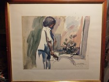 Giulio Ruffini, 1967, Acquarello 