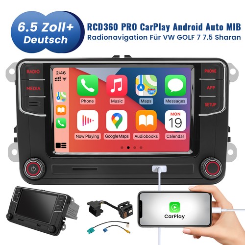 Autoradio carplay android - 6,5",