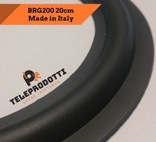 Sospensione di ricambio per woofer midrange in gomma bordo 200 mm. 20 cm. 8"
