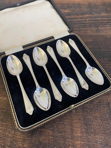 Set cucchiaini argento - set, 6