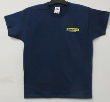 T-shirt girocollo blu navy per